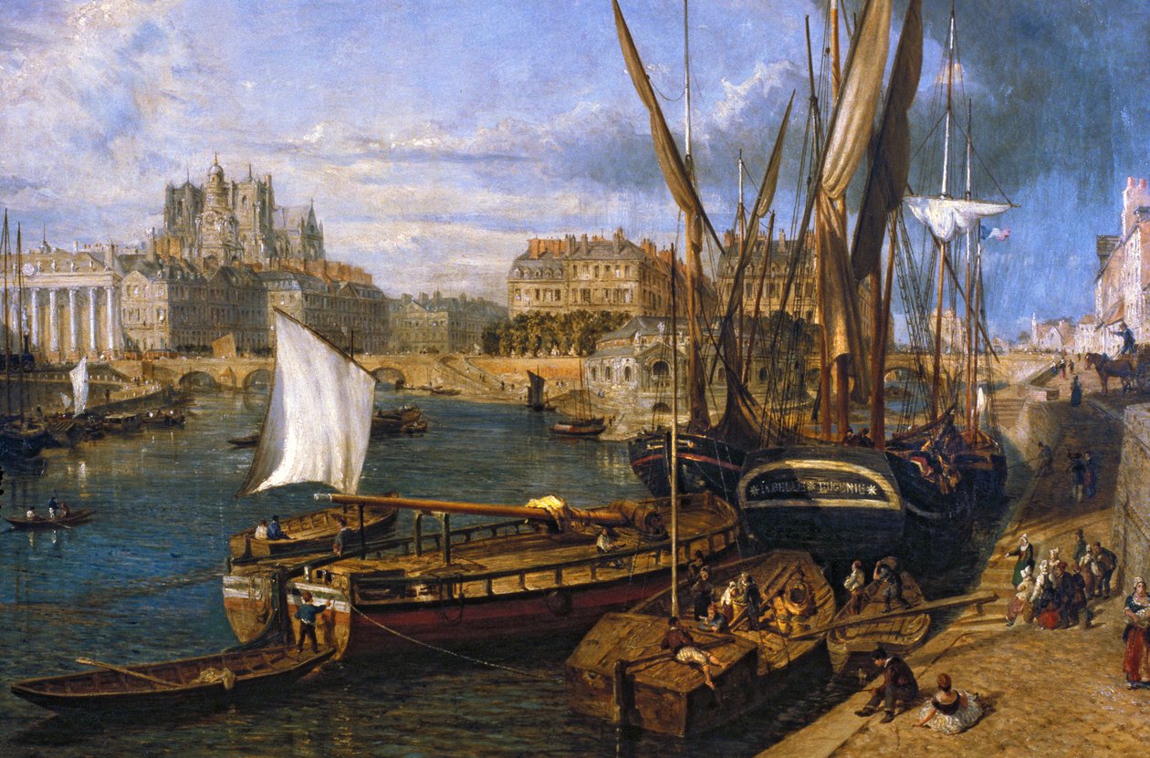 The Port of Nantes by Unknown