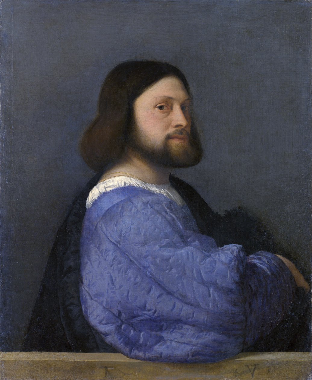 Portrait of a Man by Tiziano Vecelli