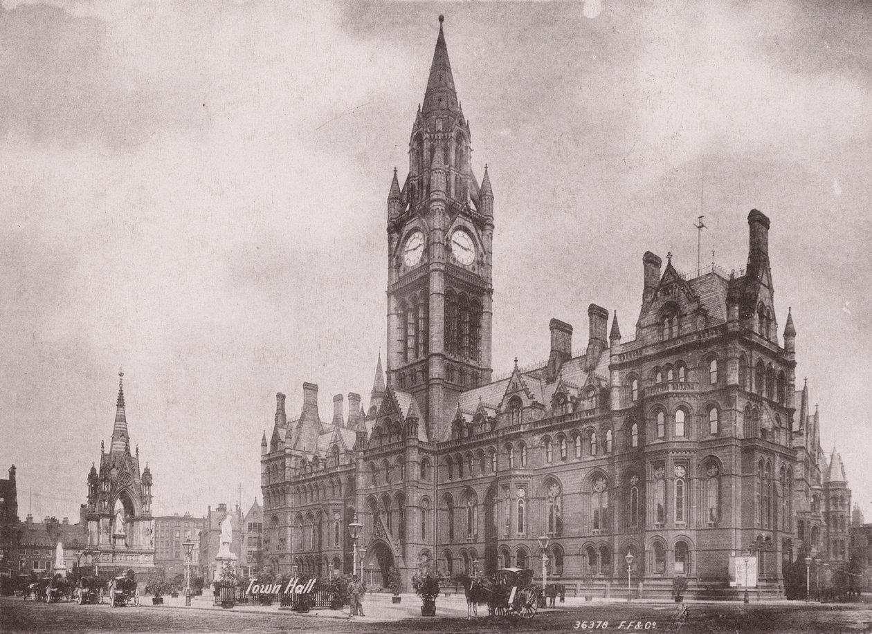 Manchester: Town Hall by (after) English photographer