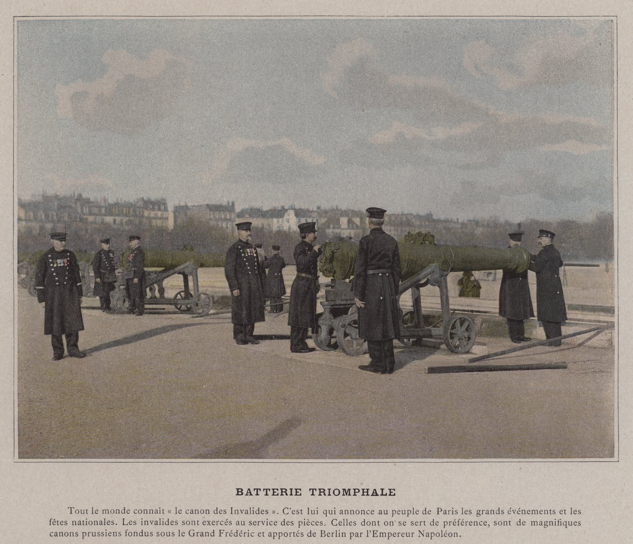 Triumphal Battery by (after) French Photographer