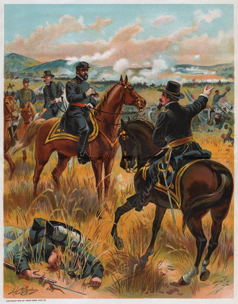 Battle of Gettysburg by Unknown