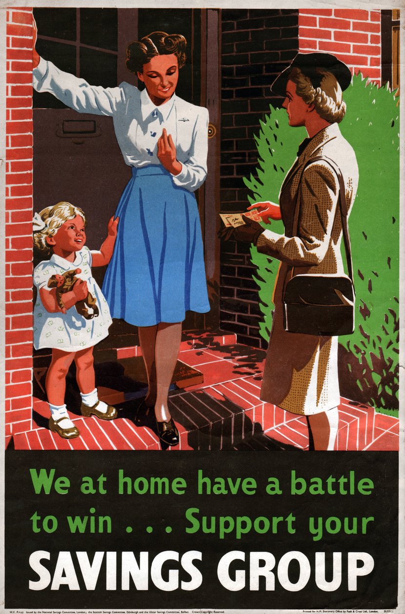 Savings bonds during WW II by Unknown