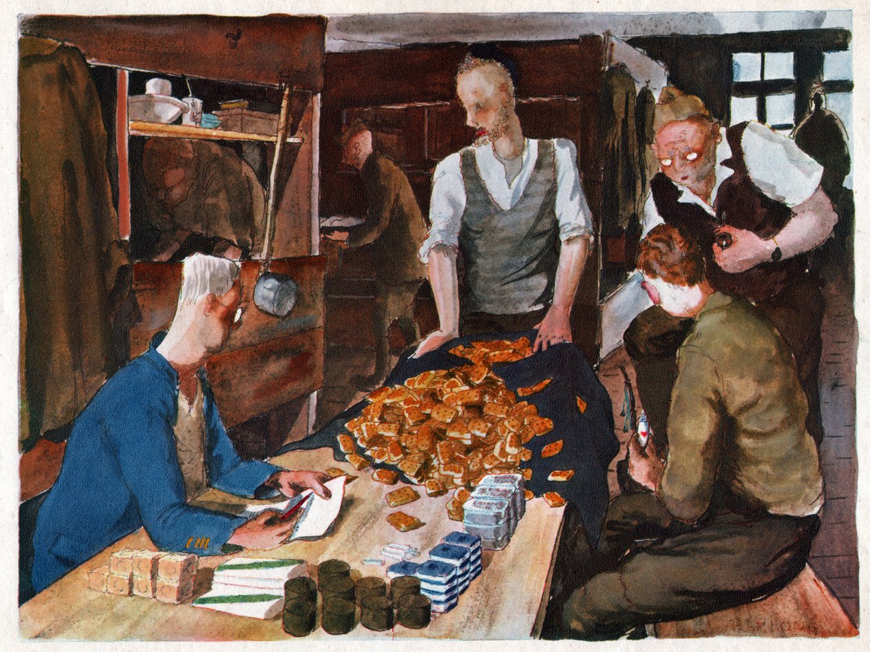 Prisoners camp in Germany by Unknown