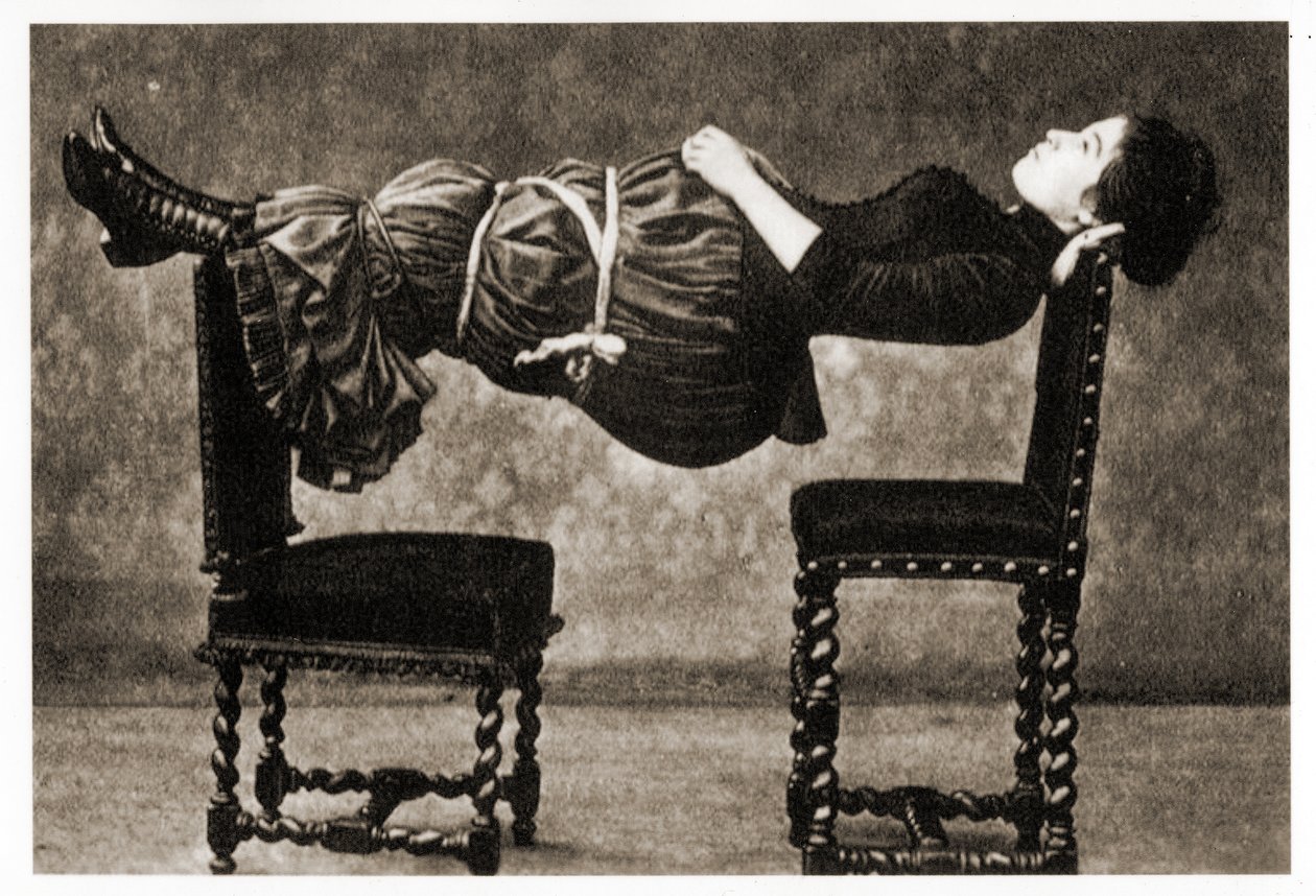 Woman Levitating by Unknown