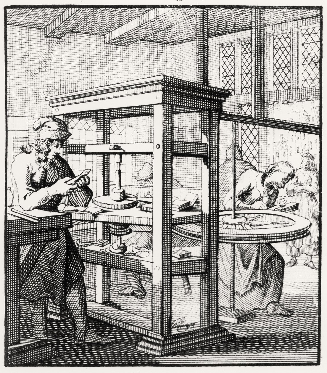 The Diamond Polisher, 1718 by Dutch School