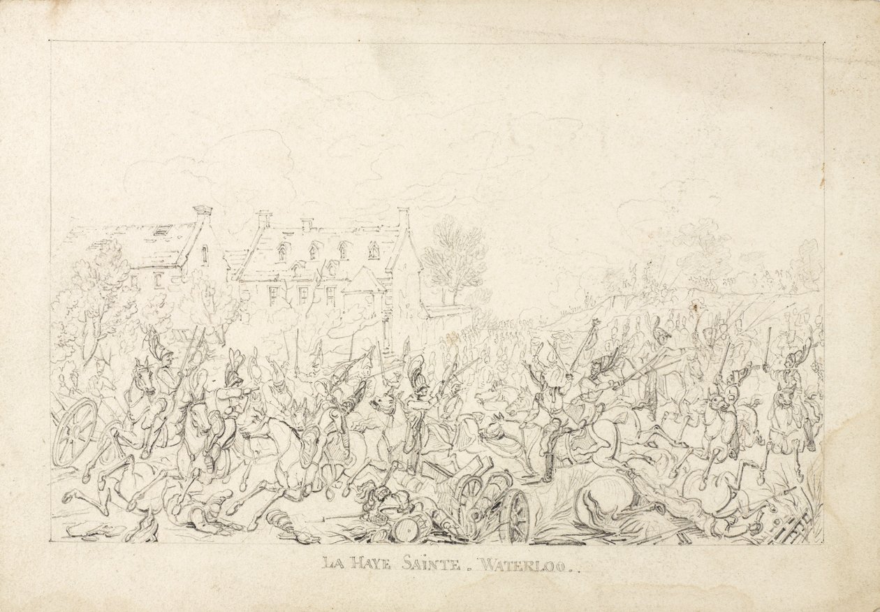 Waterloo, 1815 by English School