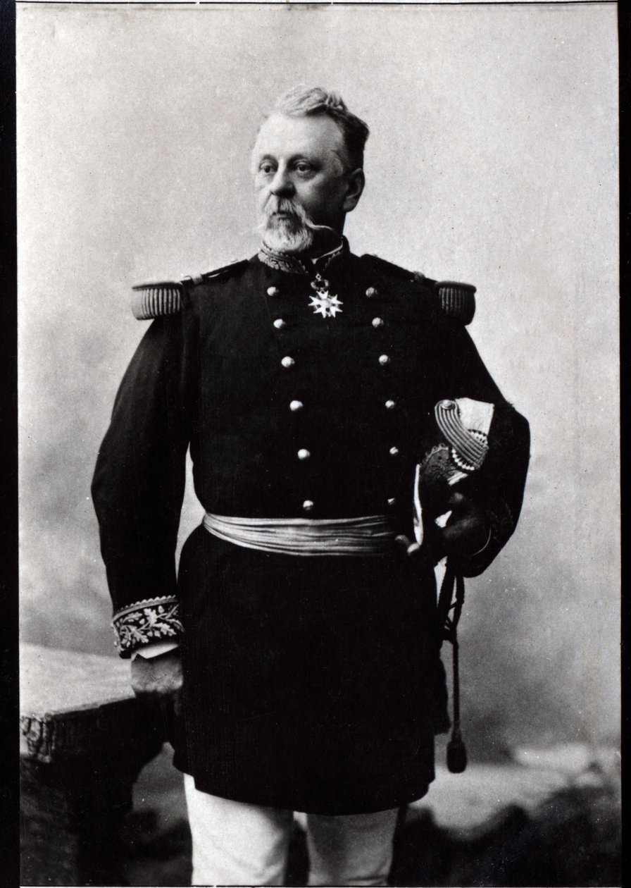 Portrait of Leon de Poilloue de Saint Mars, French general by French Photographer