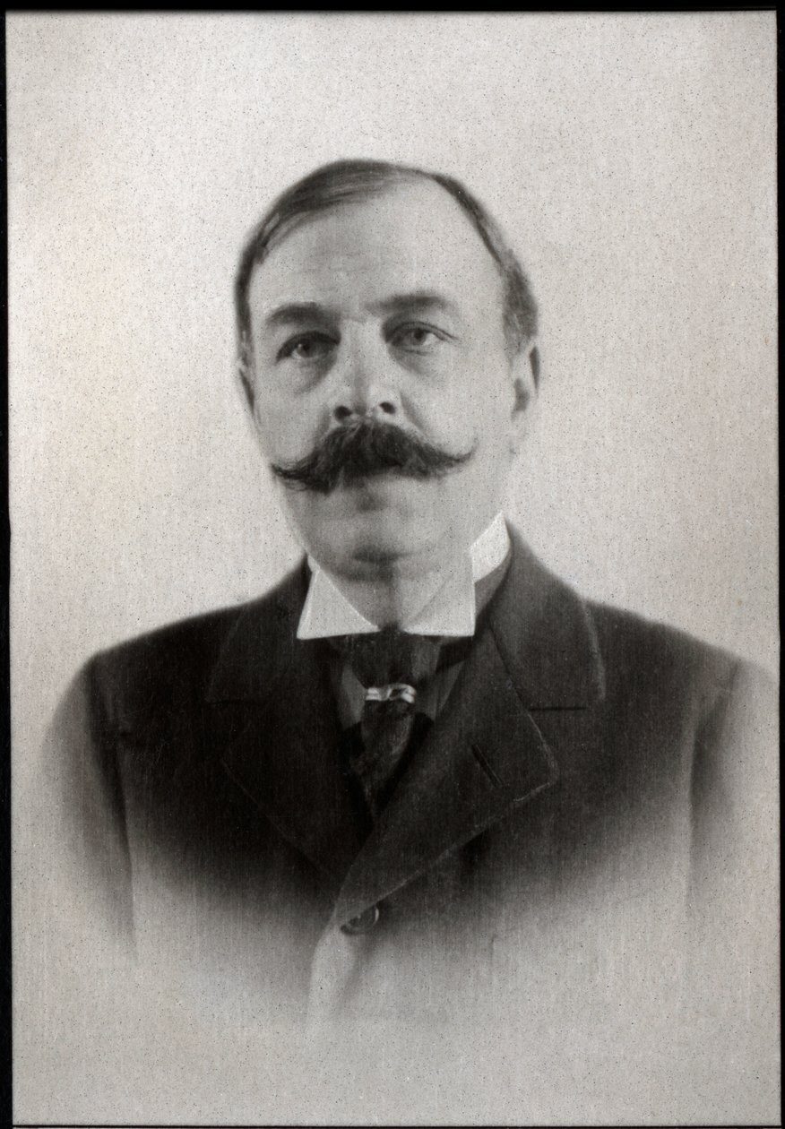 Portrait of Octave Mirbeau by French Photographer