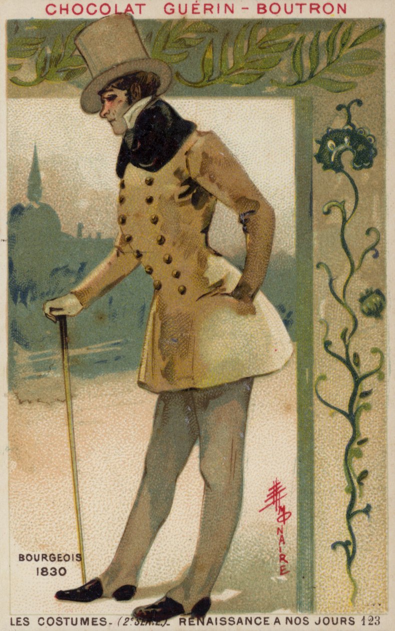 Bourgeois Costume, 1830 by French School