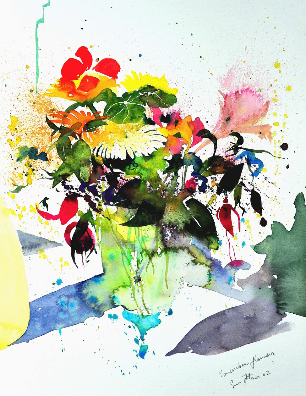 November Flowers by Simon Fletcher