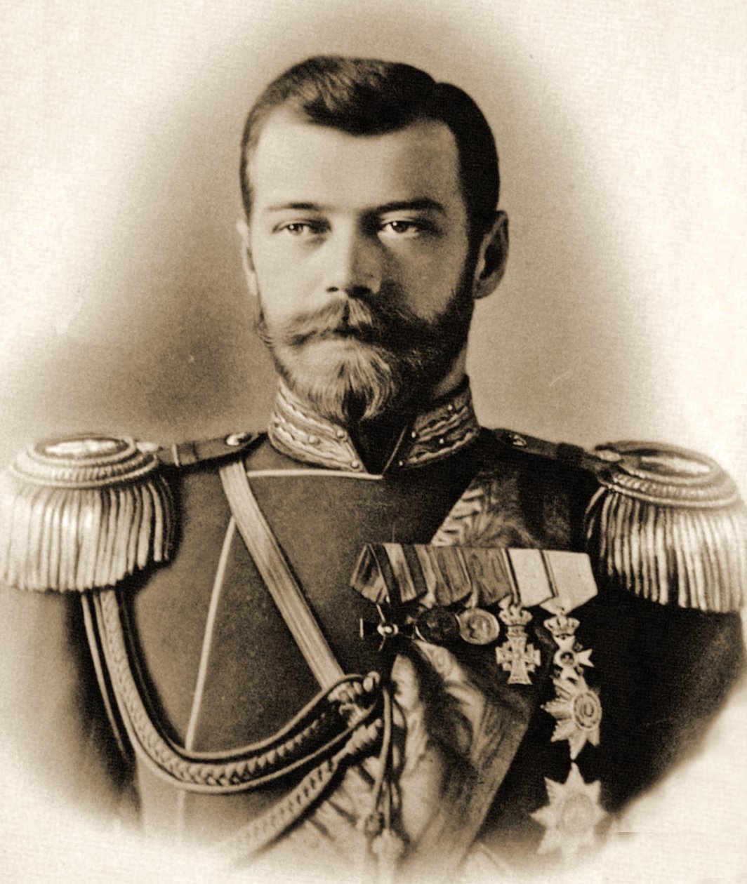 Portrait of Tsar Nicholas II by A. Pasetti Photo Studio