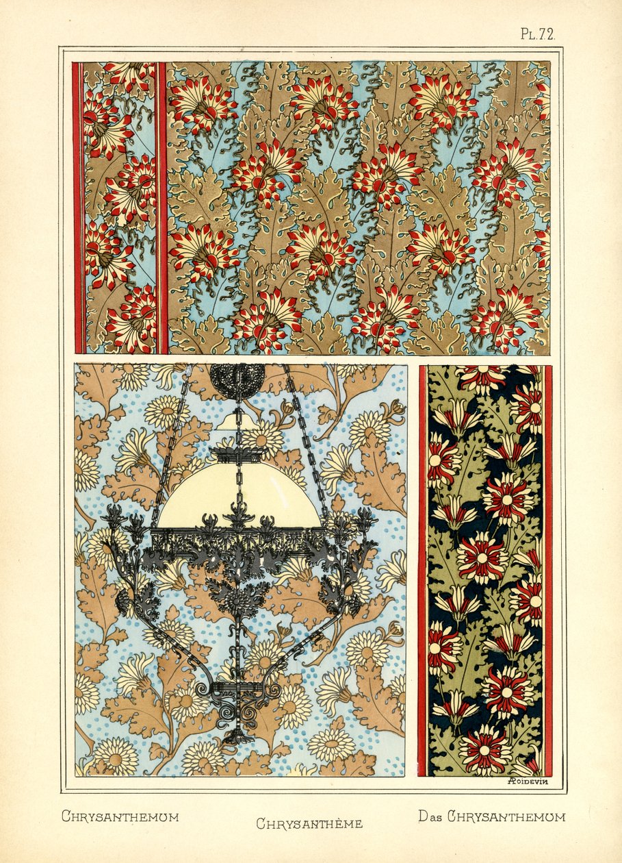 The Chrysanthemum by A. Poidevin