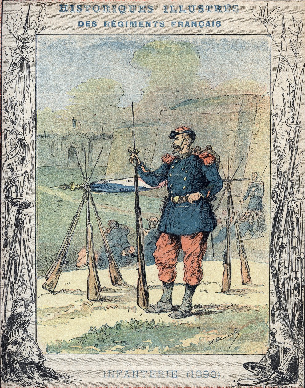 French infantry by A. Demarle