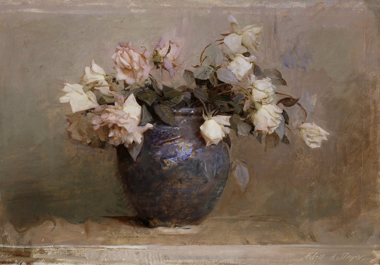 Roses by Abbott Handerson Thayer
