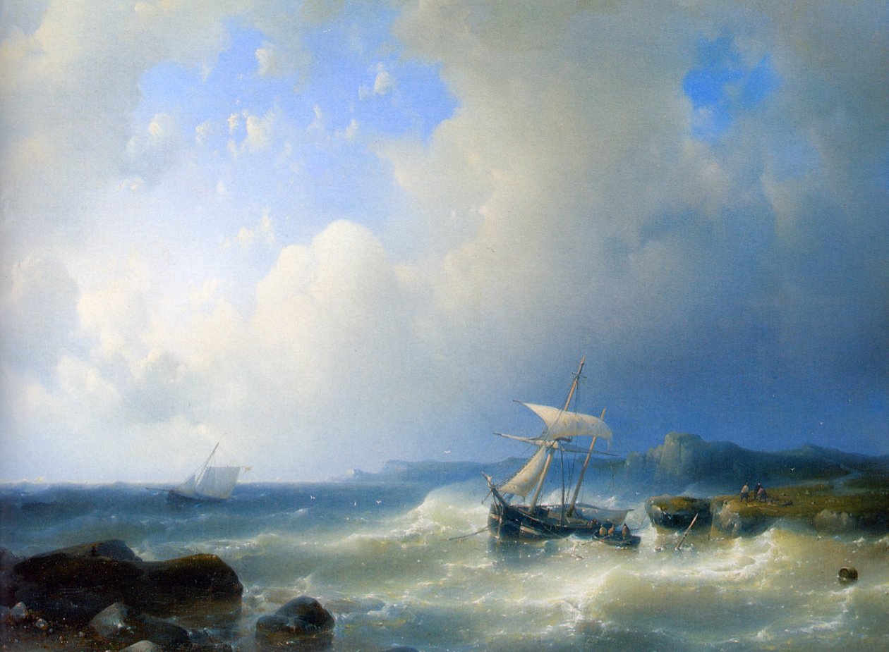 A Rocky Coast by Abraham Hulk