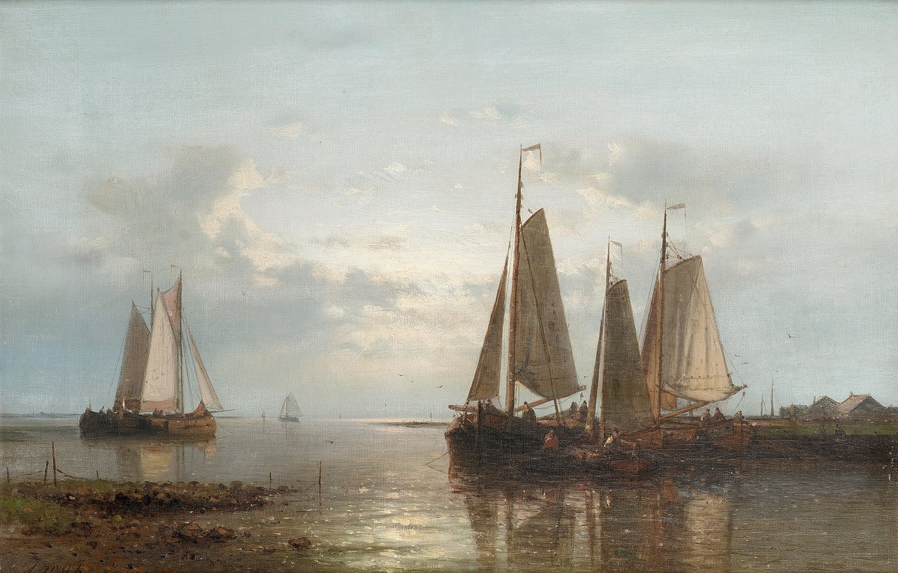 Evening on the Coast by Abraham Hulk