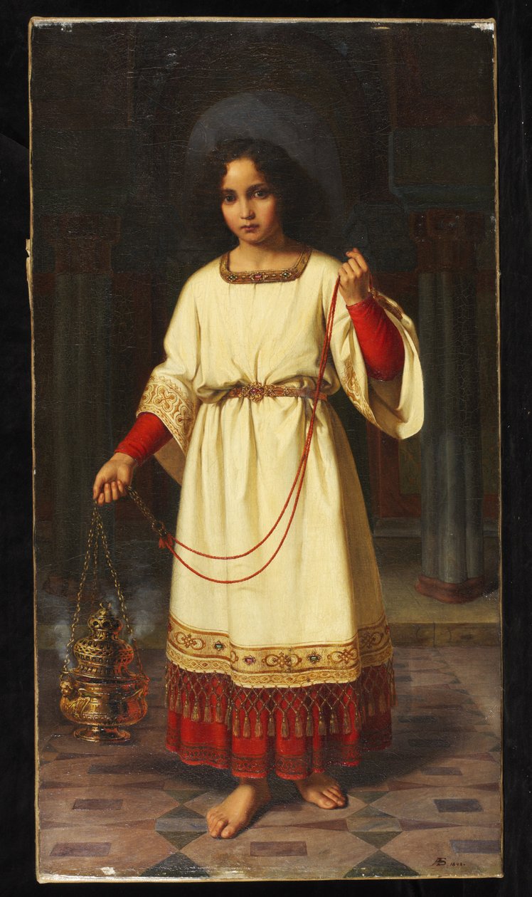 An Altar Boy by Abraham Solomon