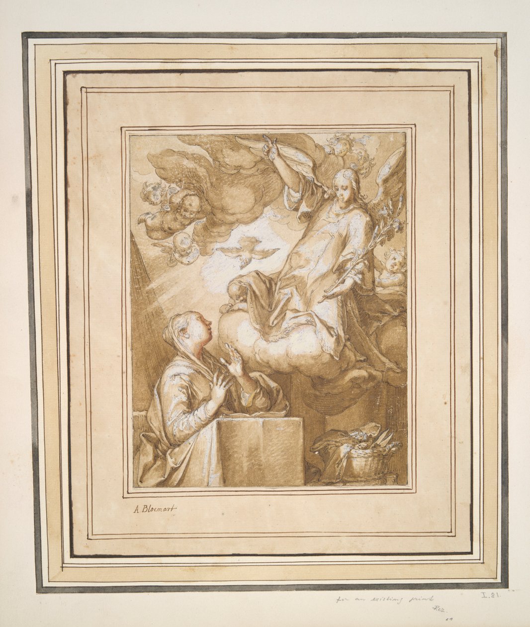 The Annunciation by Abraham Bloemaert