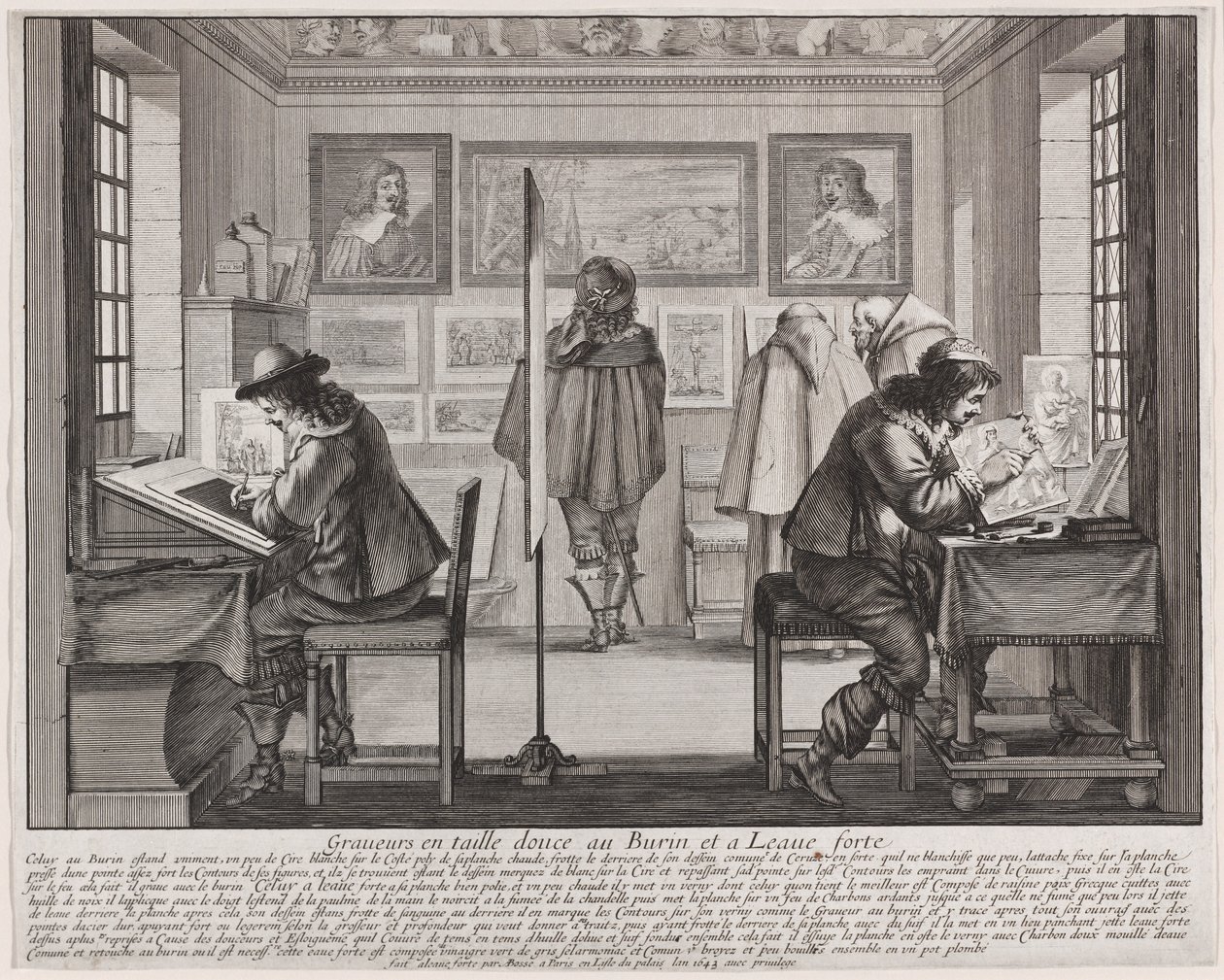 Engravers by Abraham Bosse