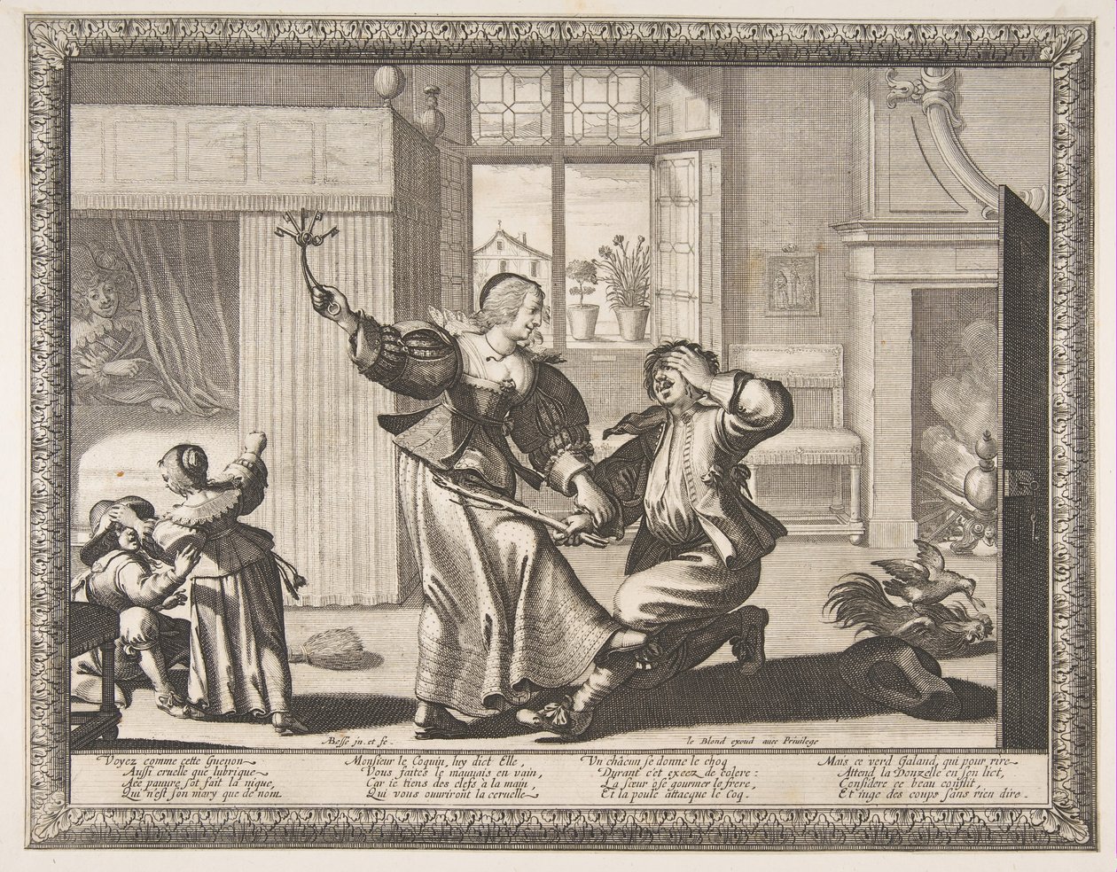 Husband-Beater by Abraham Bosse