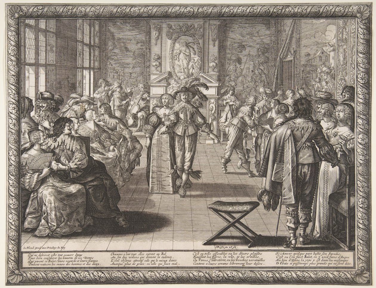 The Ball by Abraham Bosse