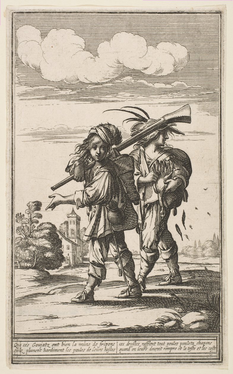 Two Marauders by Abraham Bosse