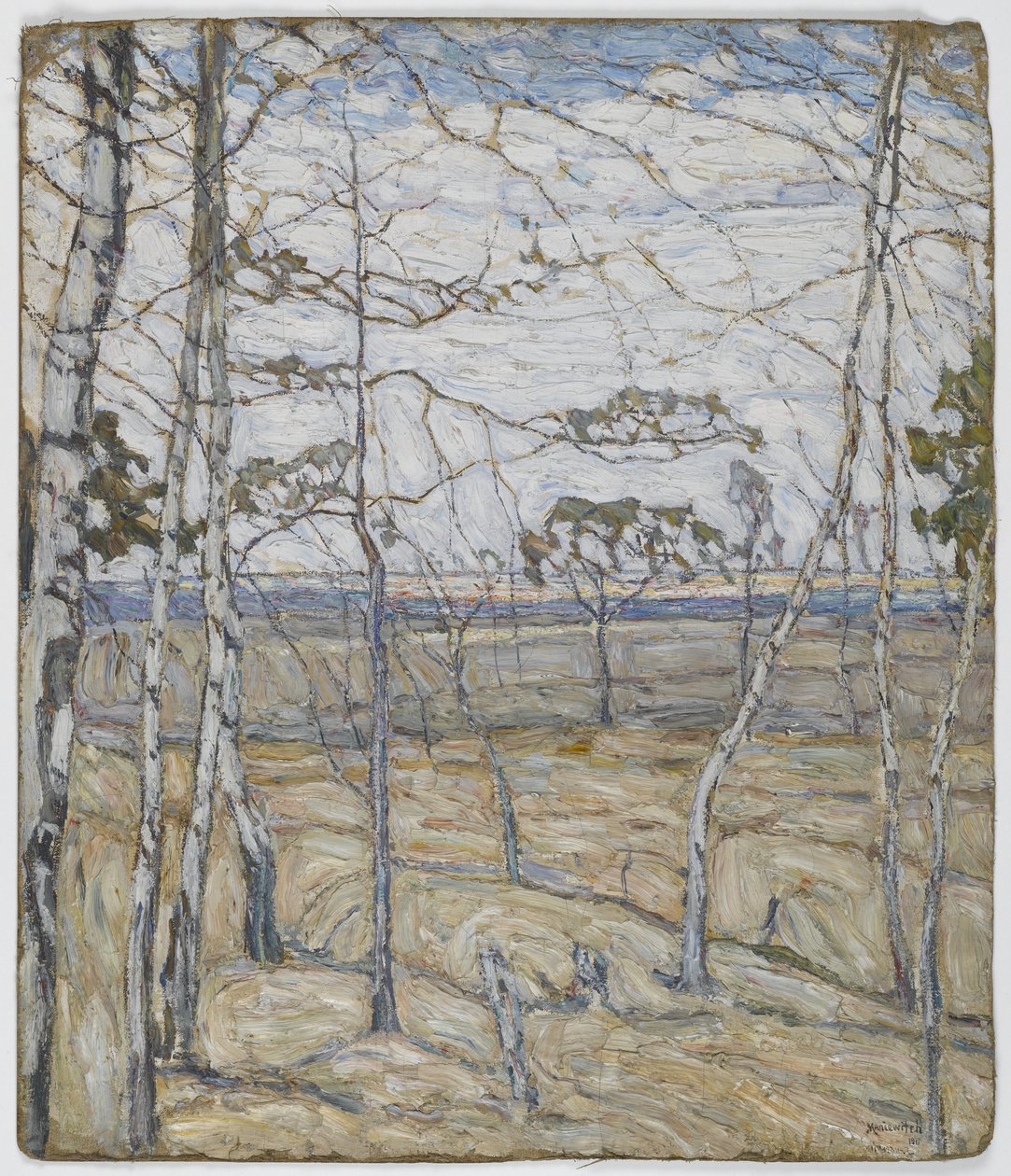 Birch Trees by Abraham Manievich