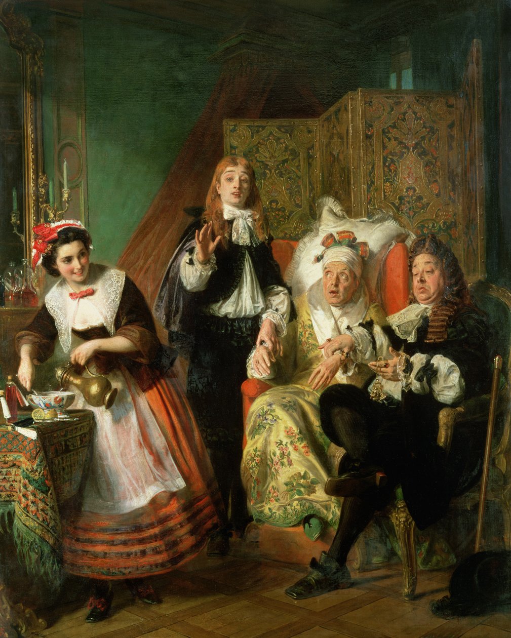 The Imaginary Invalid by Abraham Solomon