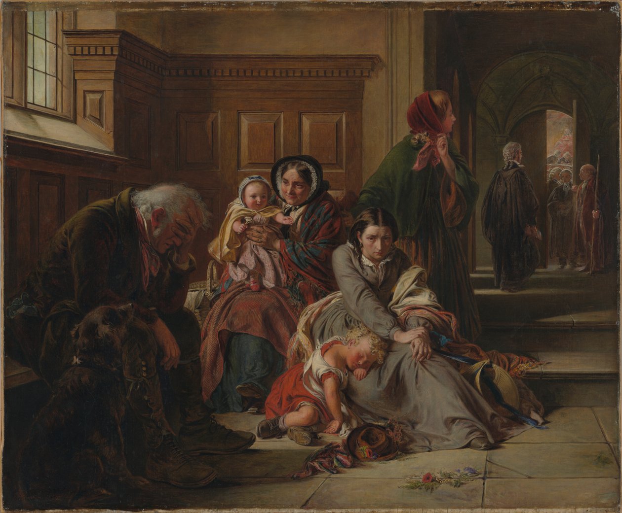 Waiting for the Verdict by Abraham Solomon