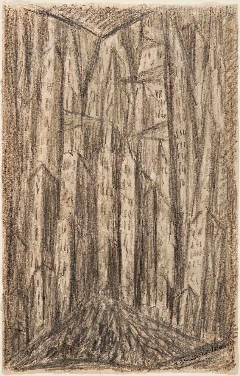 The City, 1909 by Abraham Walkowitz