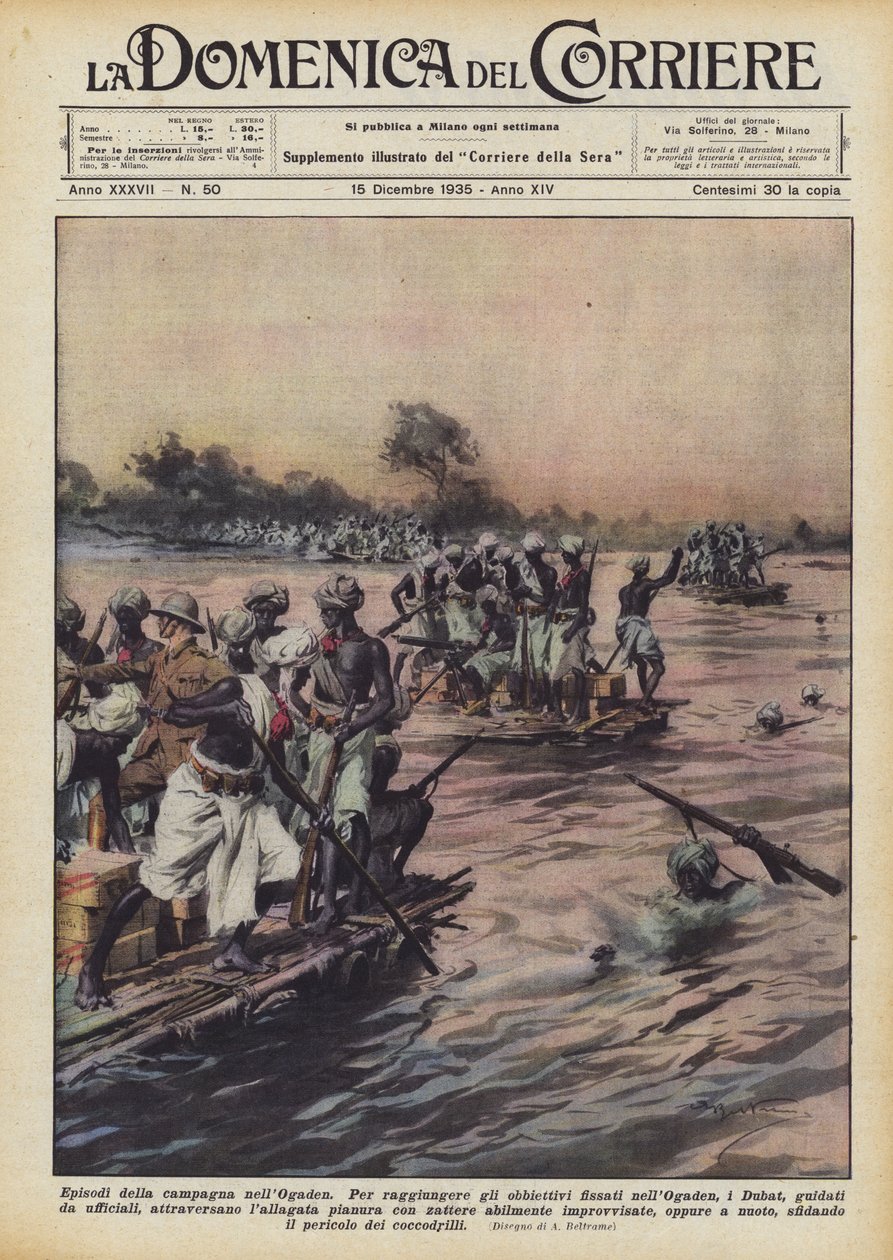 Episodes of the Campaign in the Ogaden by Achille Beltrame