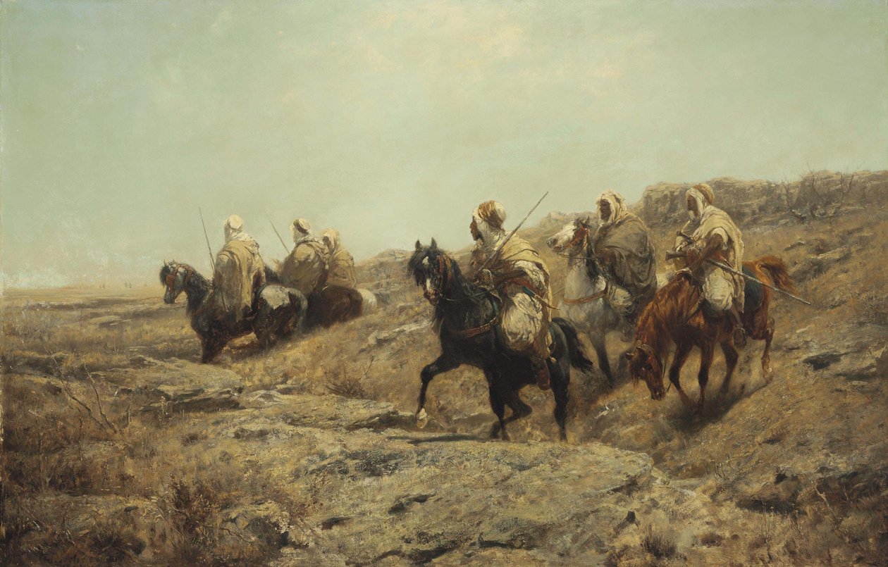Arab Warriors by Adolf Schreyer