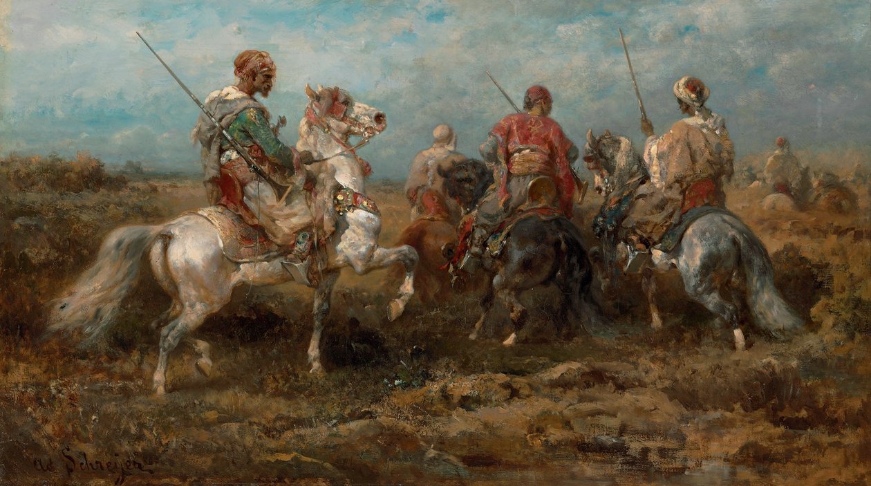 Arab Riders by Adolf Schreyer