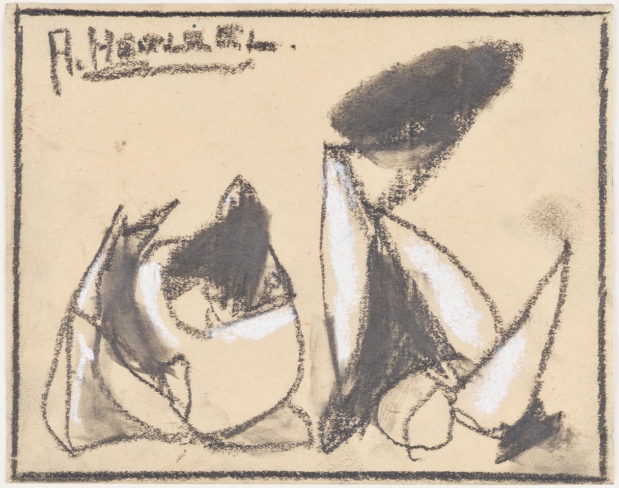 Abstract Composition by Adolf Holzel