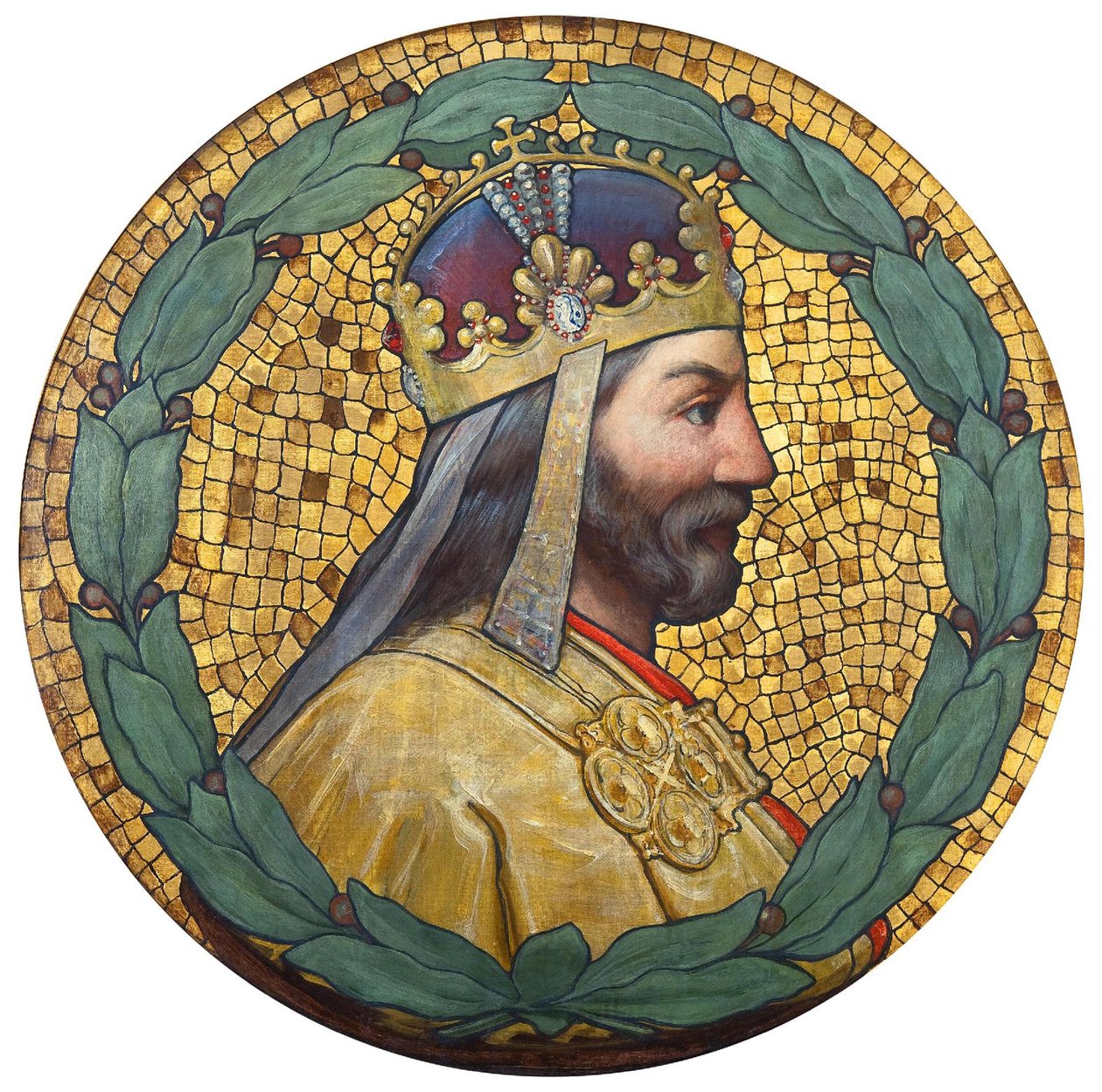 Charles IV, 1900 by Adolf Liebscher