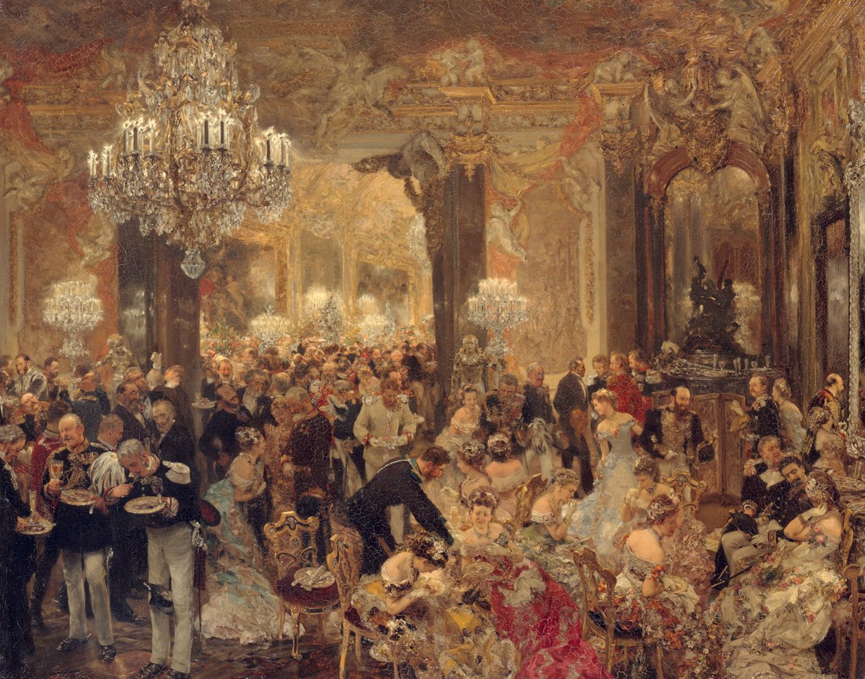 The Ball Supper by Adolph Menzel