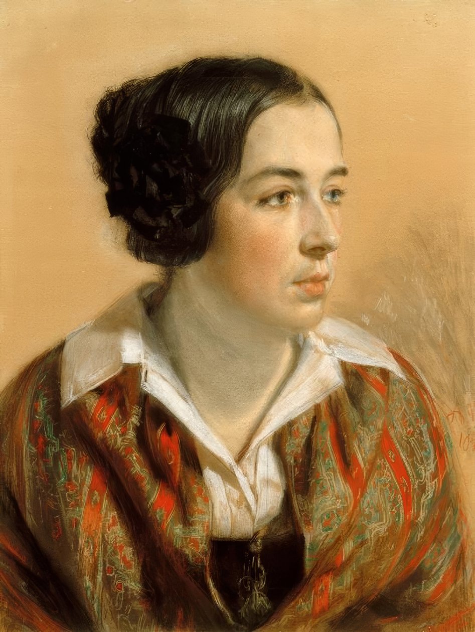 A. v. Menzel, Friederike Arnold by Adolph Menzel