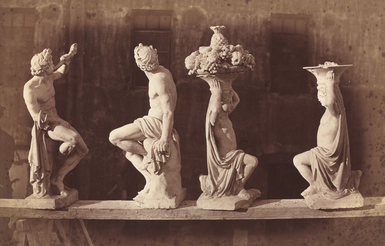 Four Statues by Adolphe Terris