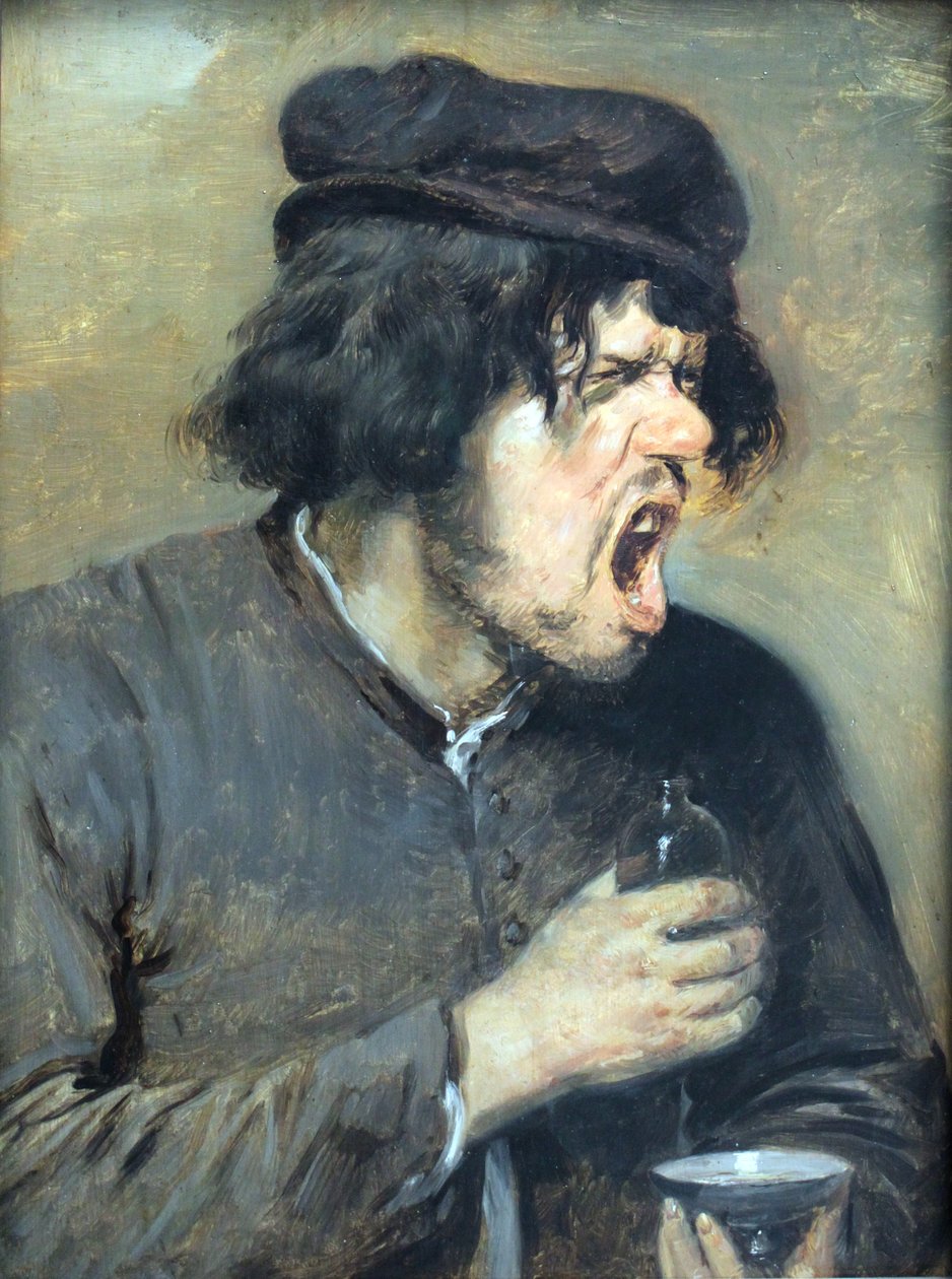 The Bitter Potion by Adriaen Brouwer