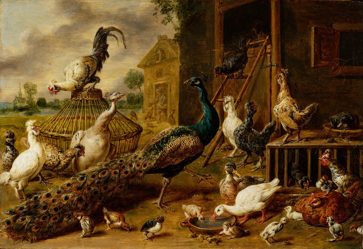 Poultry Farm by Adriaen van Utrecht
