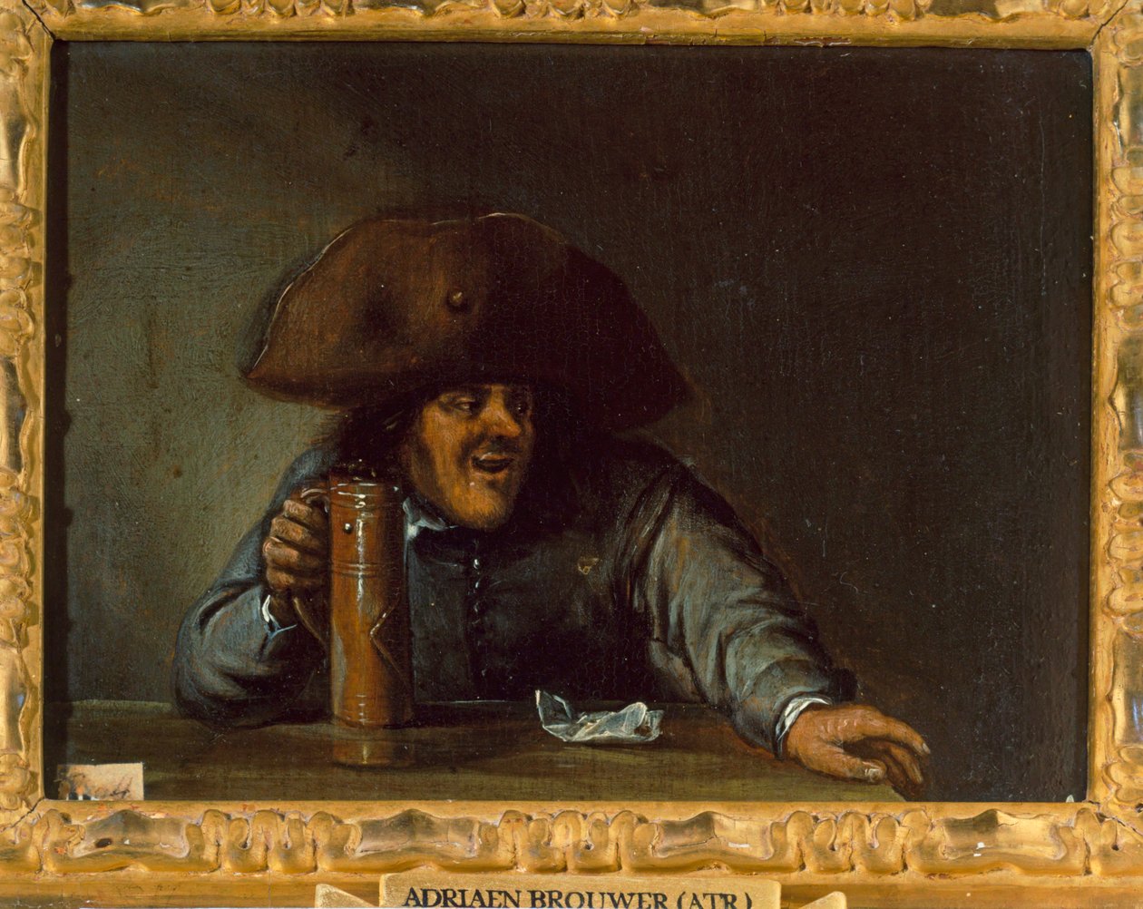 Male Drinker by Adriaen Brouwer