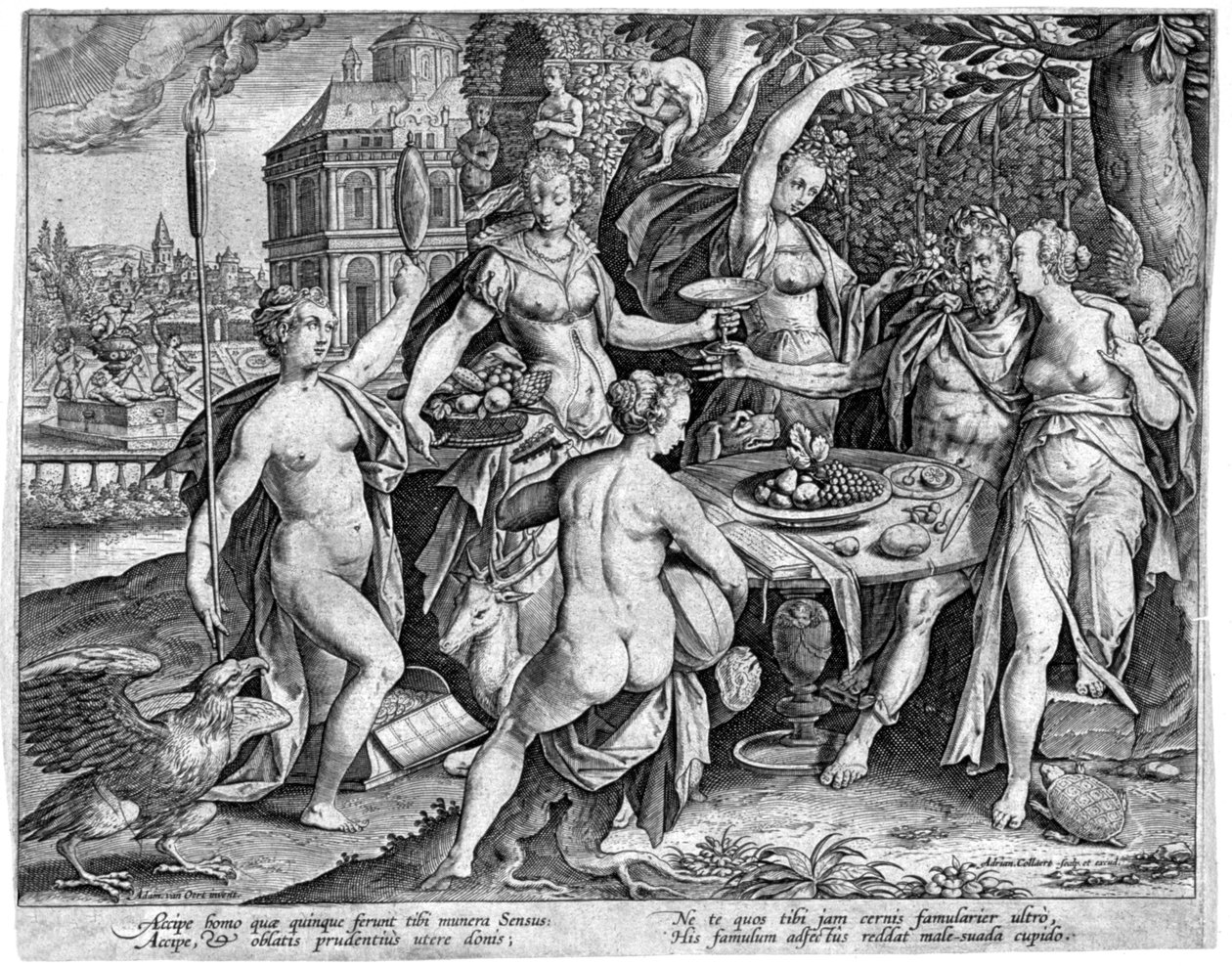 The Five Senses by Adriaen Collaert