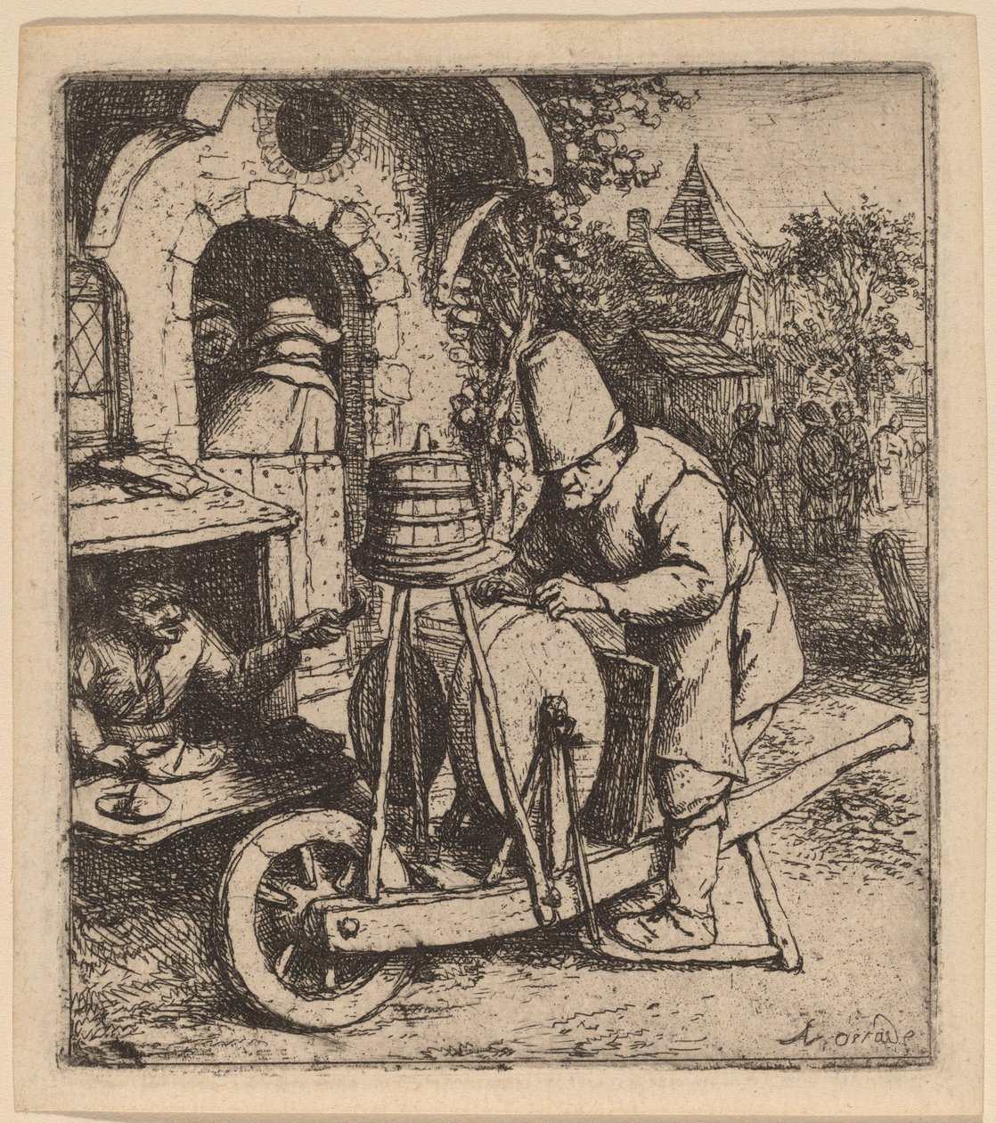 Knife Grinder by Adriaen van Ostade
