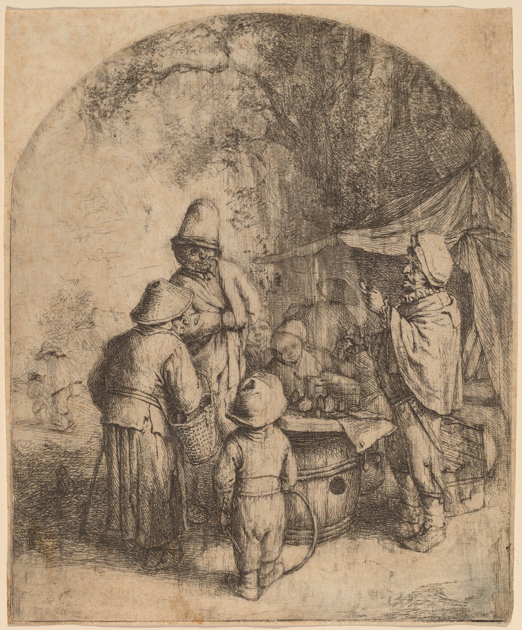 Quacksalver by Adriaen van Ostade