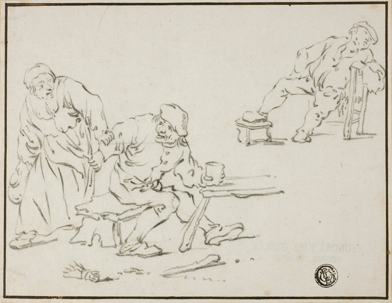 Tavern Scene by Adriaen van Ostade