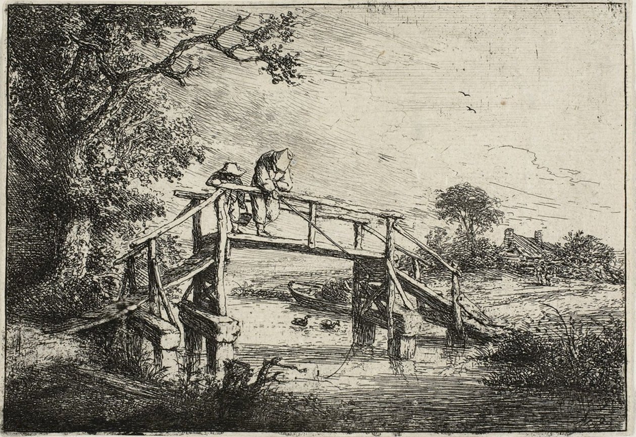 The Anglers by Adriaen van Ostade