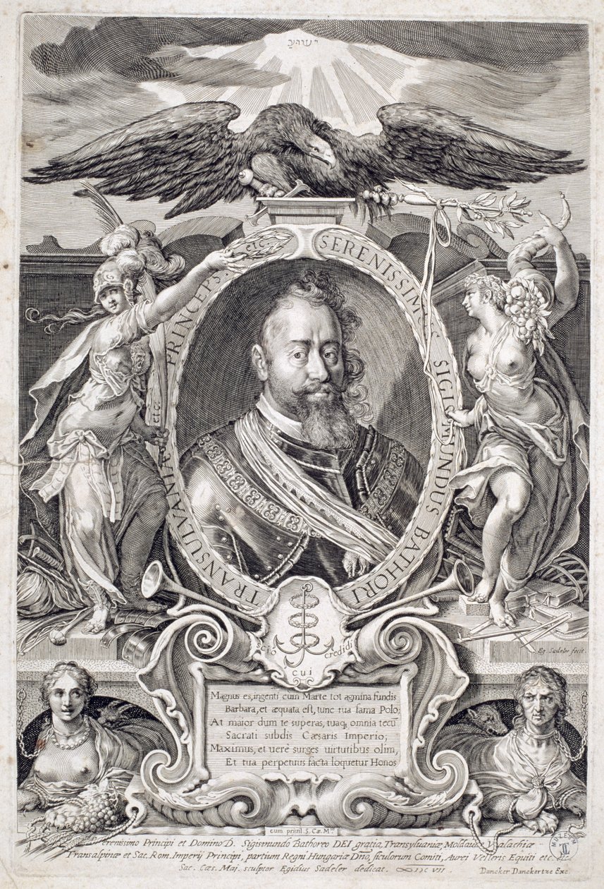 Sigismund Bathory (1572-1613) 1607 by Aegidius Sadeler or Saedeler