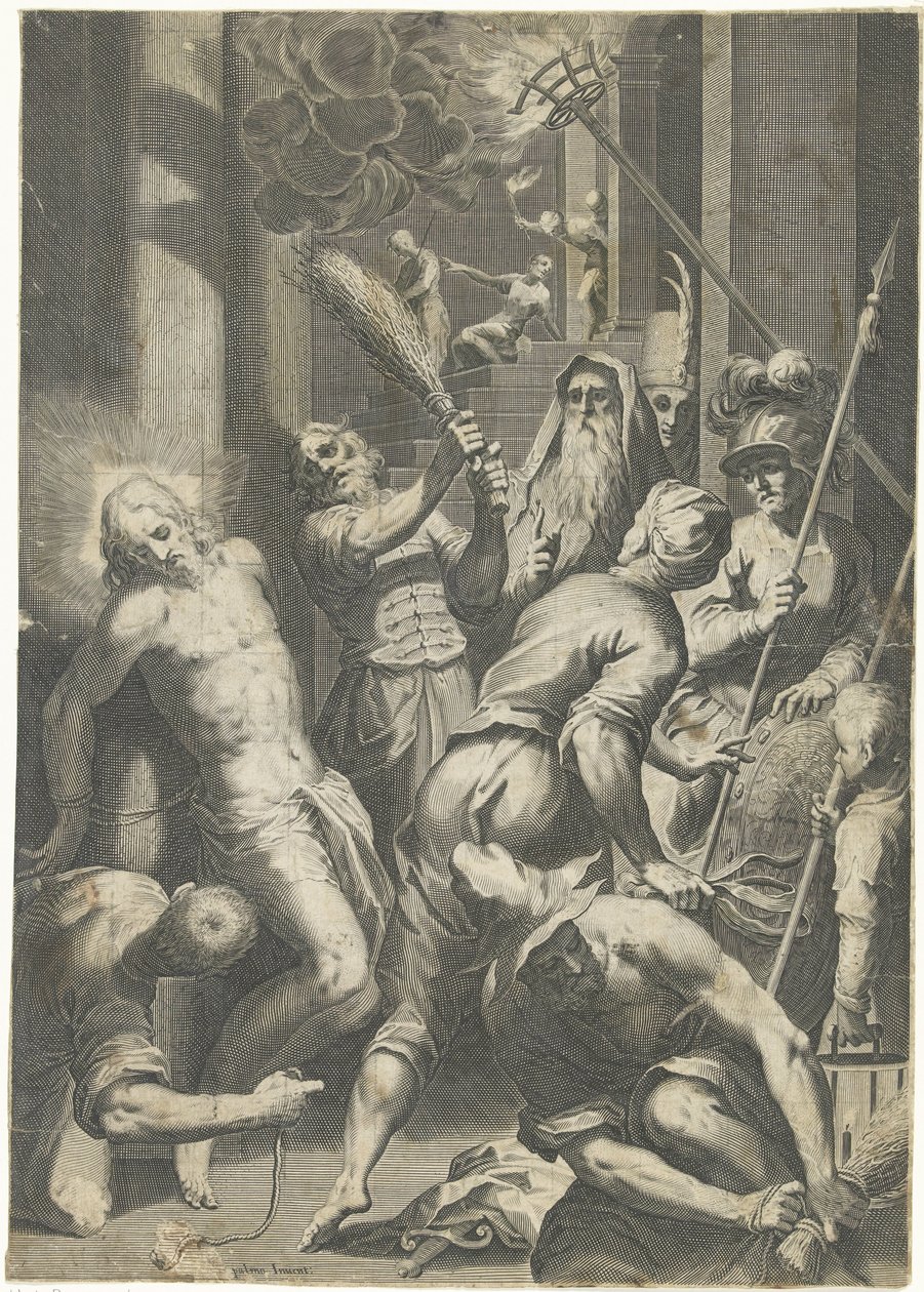 Scourging of Christ by Egidius  Sadeler (II)