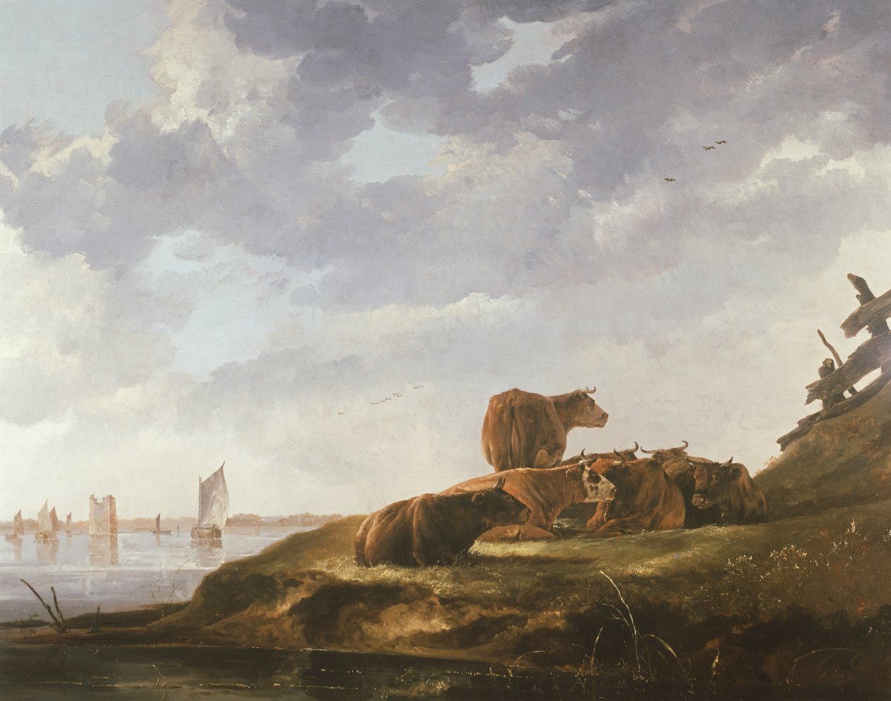 Seven Cows by Aelbert Cuyp