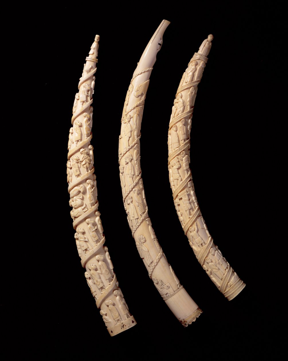 Carved Tusks, Congo by African